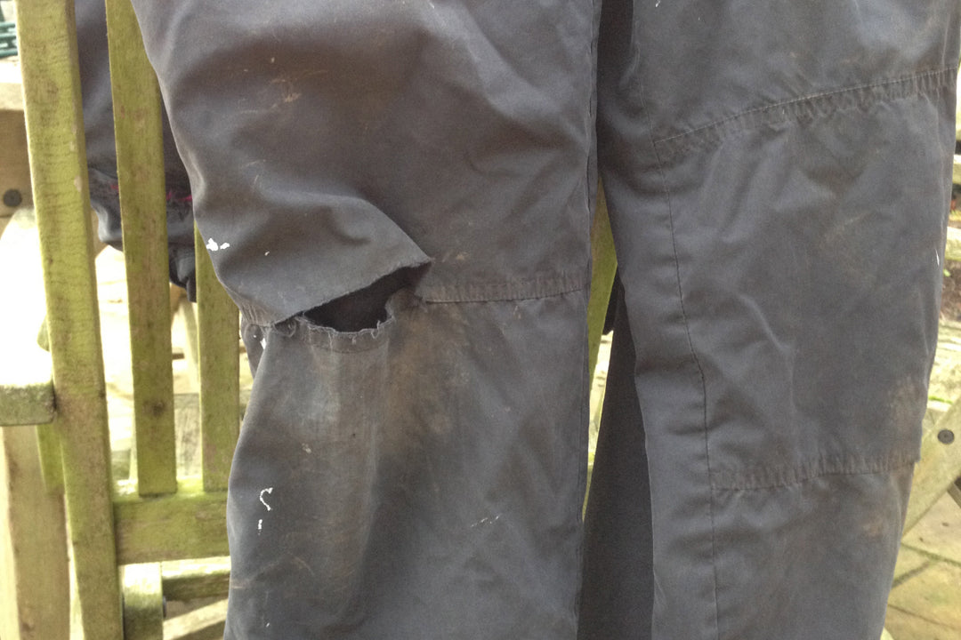 John Harrison's old gardening trousers