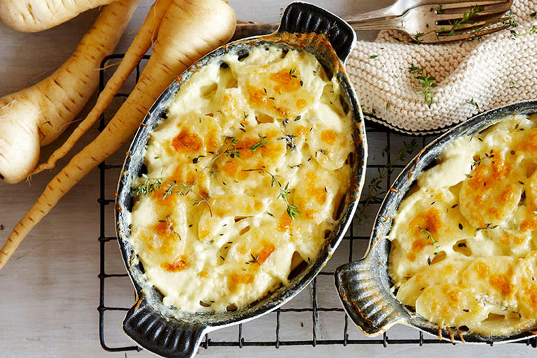 Veg and recipe - parsnip gratin