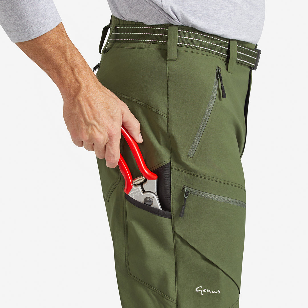 Men's Waterproof Gardening Trousers - New Green