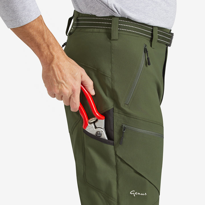 Men's Waterproof Gardening Trousers - New Green