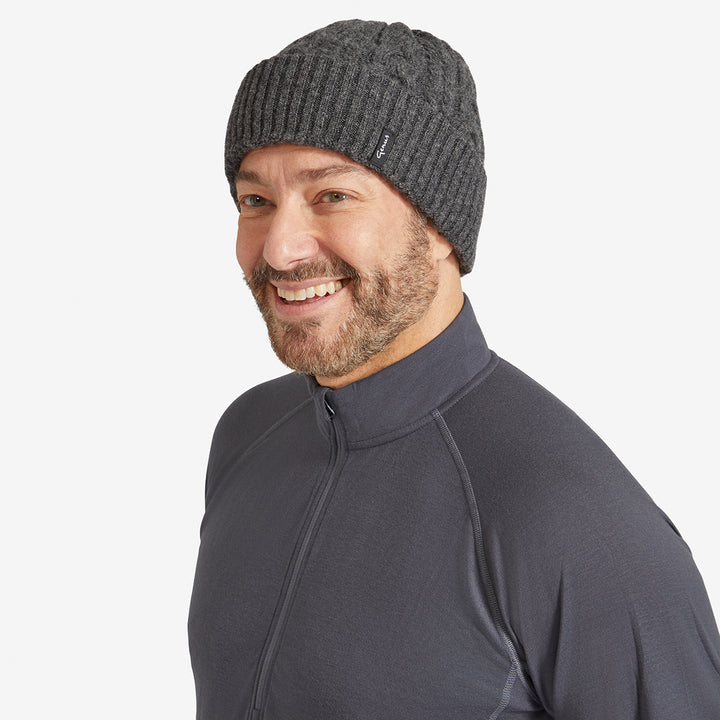 Cable Knit Merino Hat