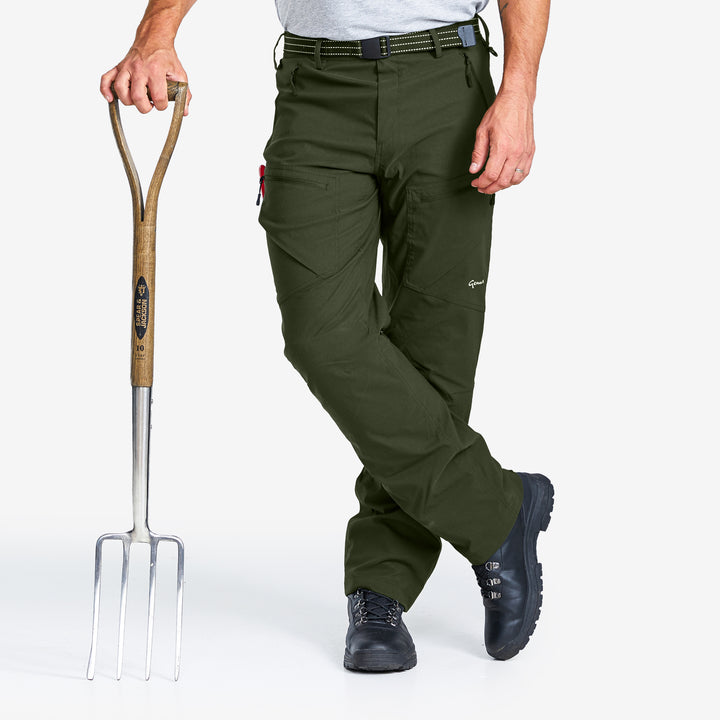 Men's Waterproof Gardening Trousers - New Green