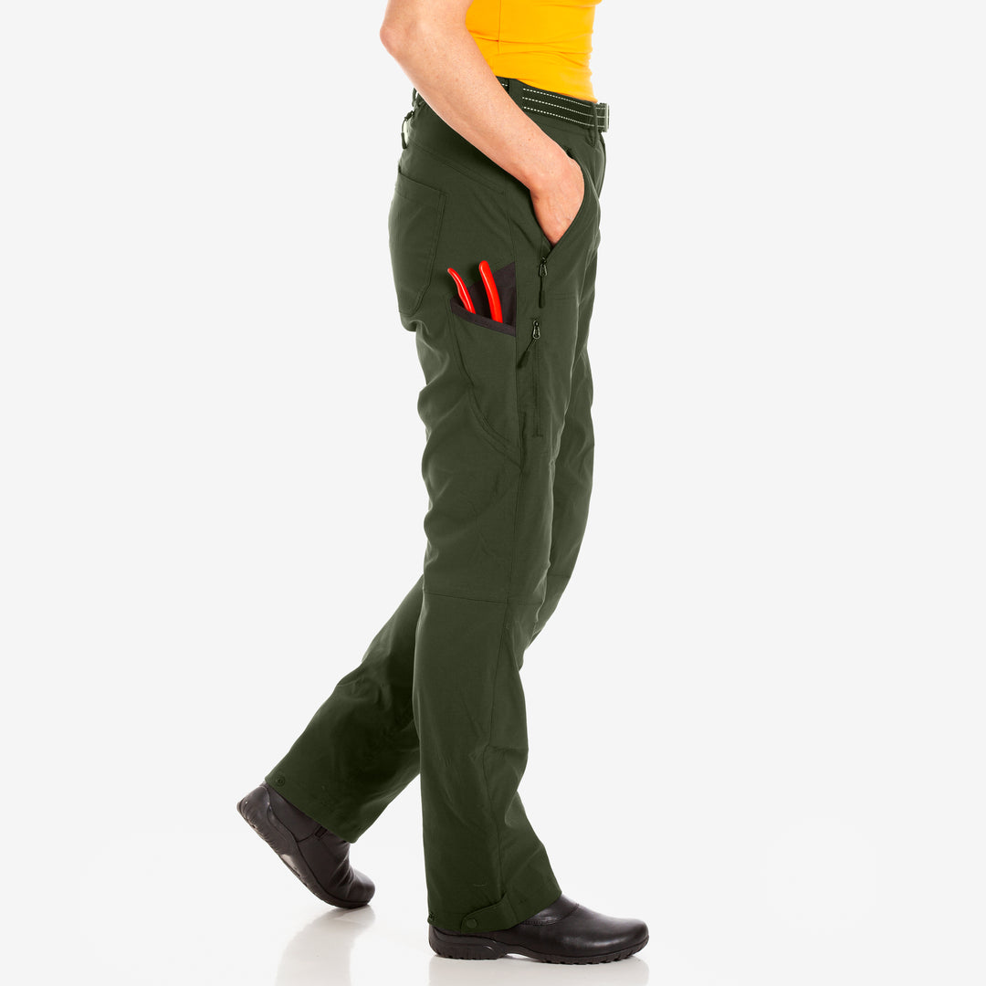 Women's Waterproof Gardening Trousers - New Green