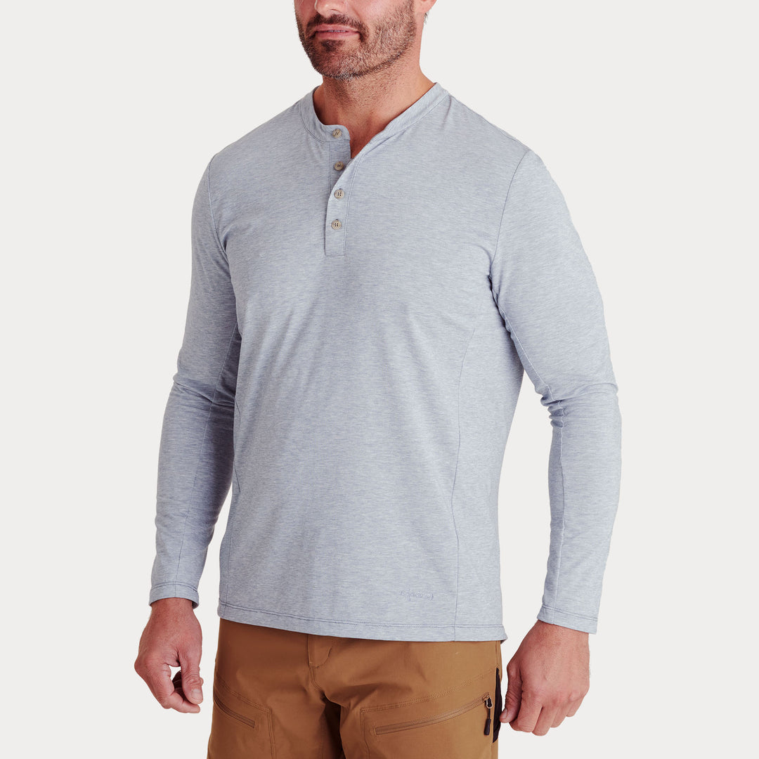 Men's Rosemoor Long Sleeve Gardening Henley